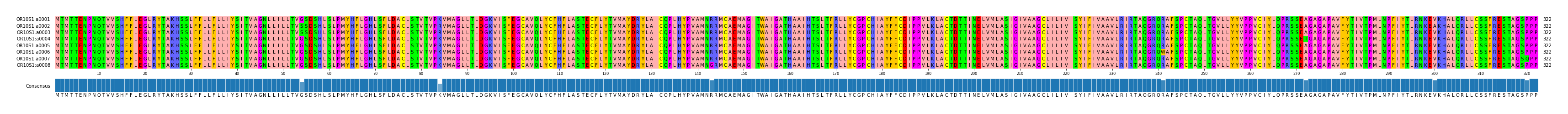 Multiple Alignments (by translate haplotype frequency)