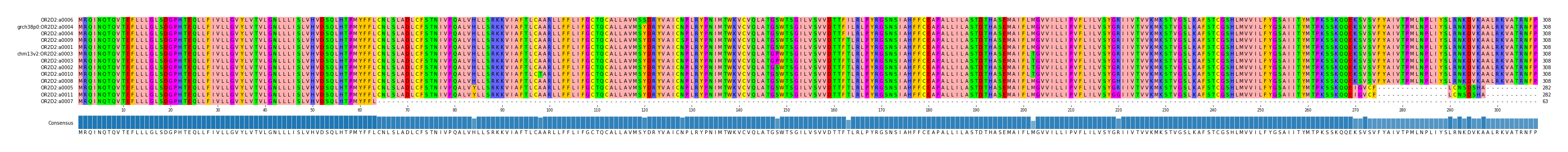 Multiple Alignments (by translate haplotype similarity)