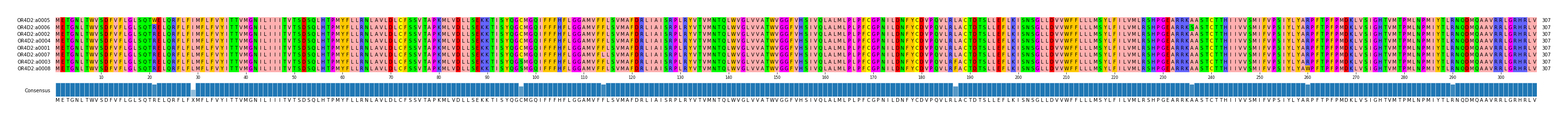 Multiple Alignments (by translate haplotype similarity)