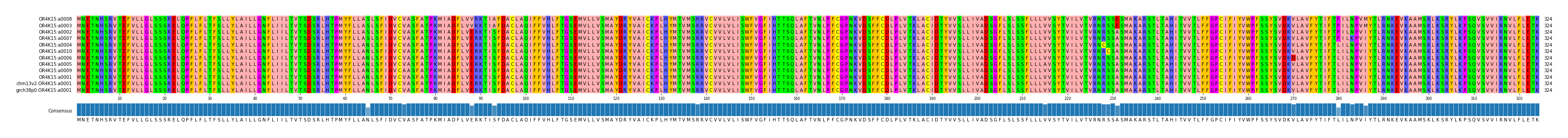 Multiple Alignments (by translate haplotype similarity)