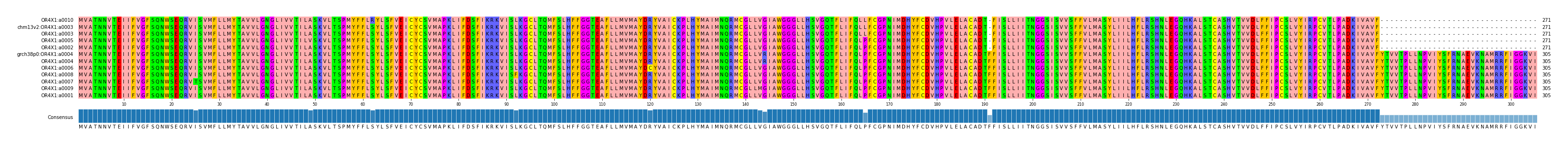 Multiple Alignments (by translate haplotype similarity)