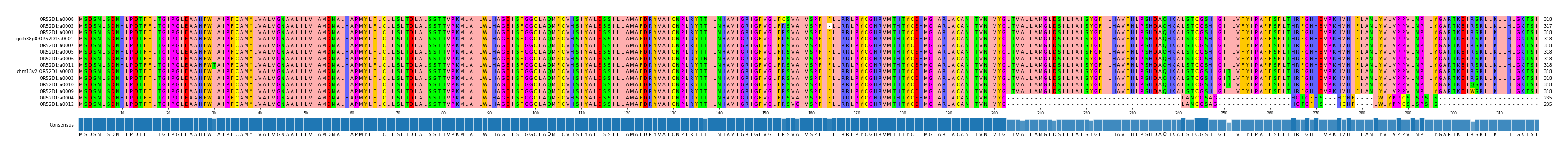 Multiple Alignments (by translate haplotype similarity)