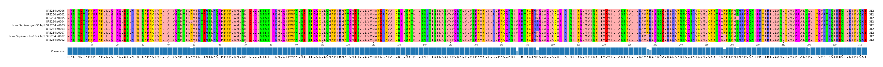 Multiple Alignments (by translate haplotype similarity)