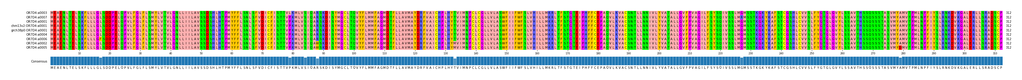 Multiple Alignments (by translate haplotype similarity)