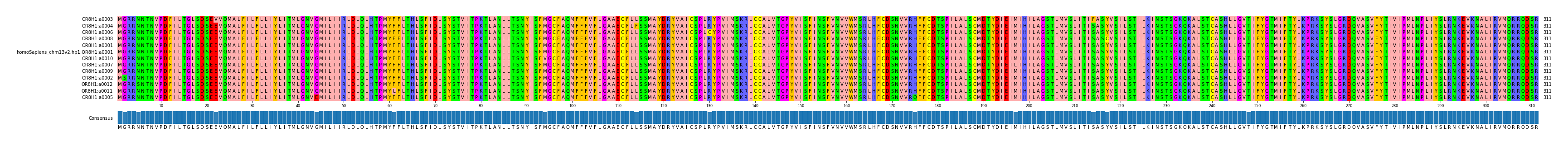 Multiple Alignments (by translate haplotype similarity)