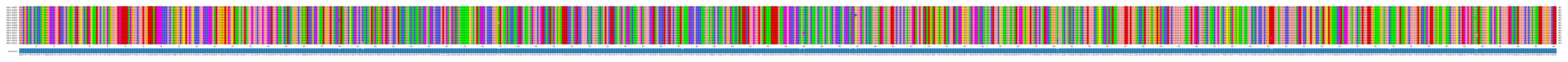 Multiple Alignments (by translate haplotype frequency)