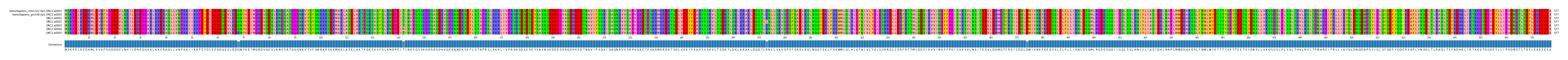 Multiple Alignments (by translate haplotype frequency)