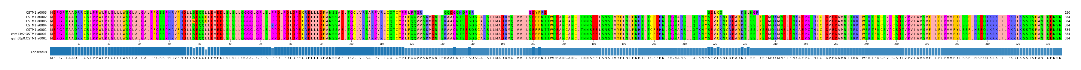 Multiple Alignments (by translate haplotype similarity)