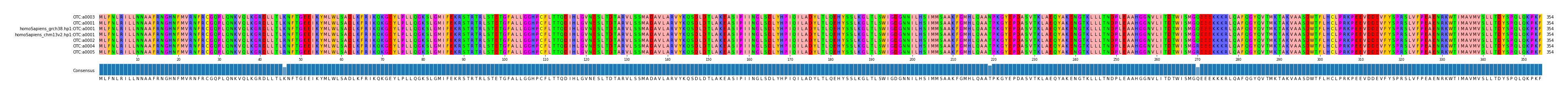 Multiple Alignments (by translate haplotype similarity)