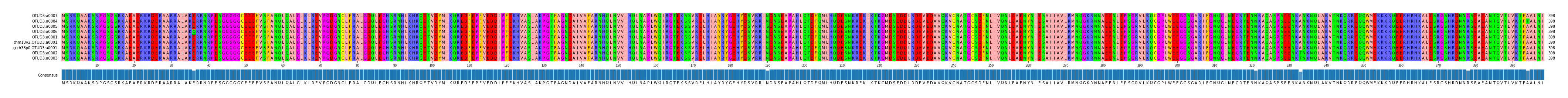 Multiple Alignments (by translate haplotype similarity)