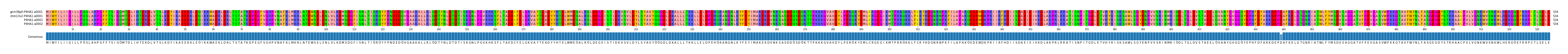Multiple Alignments (by translate haplotype similarity)