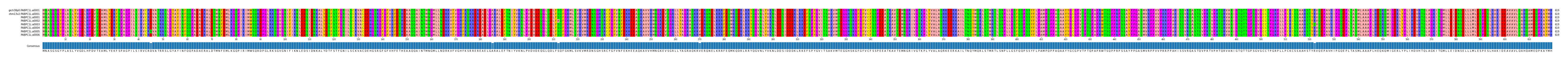 Multiple Alignments (by translate haplotype frequency)