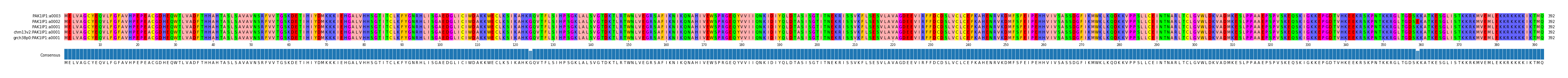 Multiple Alignments (by translate haplotype similarity)