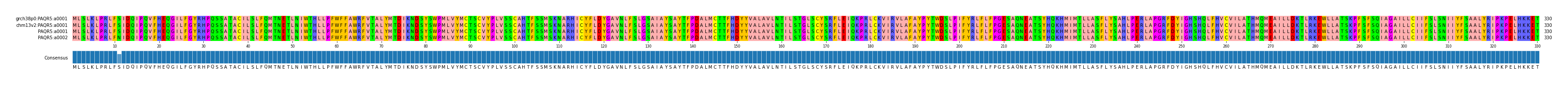 Multiple Alignments (by translate haplotype similarity)