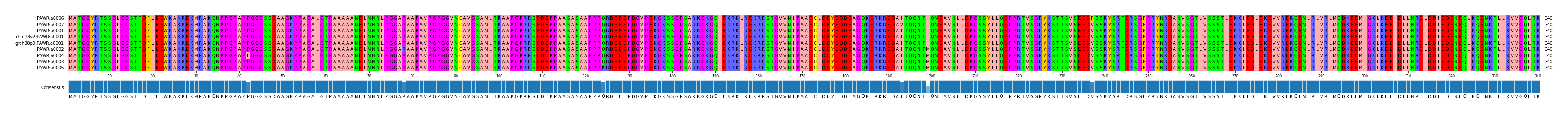 Multiple Alignments (by translate haplotype similarity)