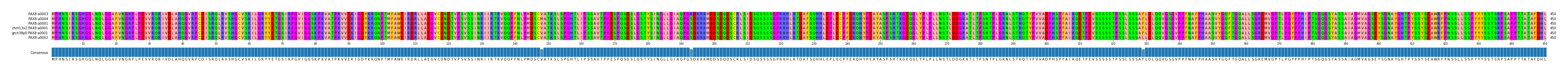 Multiple Alignments (by translate haplotype similarity)