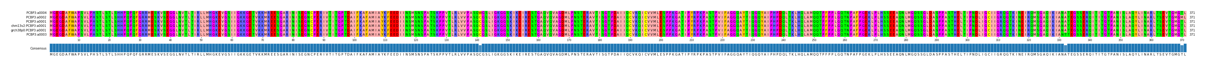 Multiple Alignments (by translate haplotype similarity)
