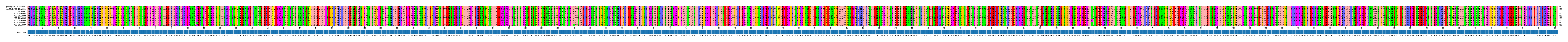 Multiple Alignments (by translate haplotype frequency)