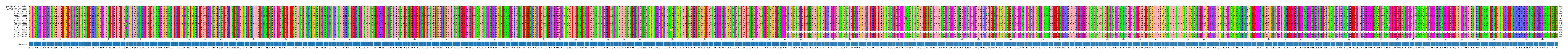 Multiple Alignments (by translate haplotype frequency)