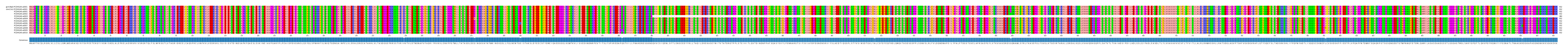 Multiple Alignments (by translate haplotype frequency)