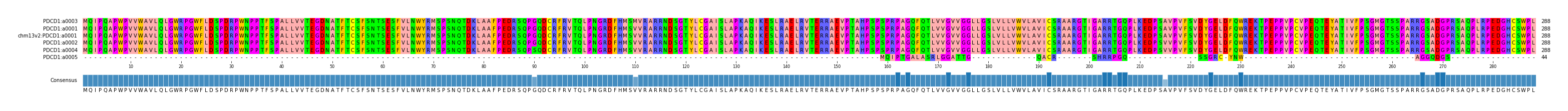 Multiple Alignments (by translate haplotype similarity)
