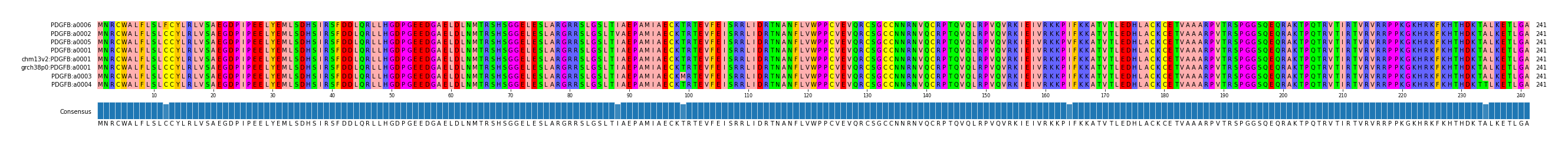 Multiple Alignments (by translate haplotype similarity)
