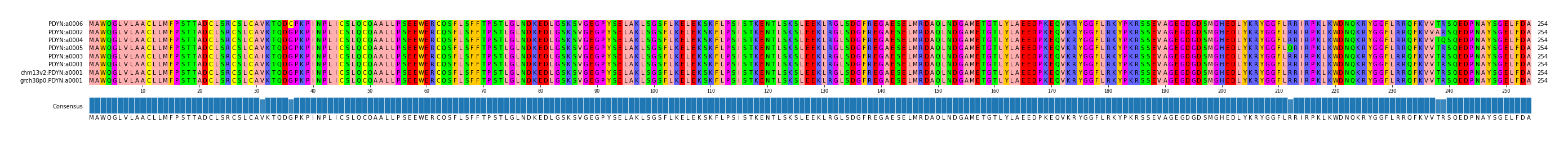 Multiple Alignments (by translate haplotype similarity)