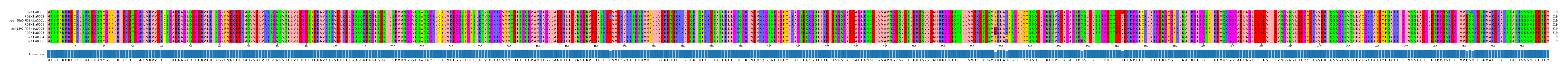 Multiple Alignments (by translate haplotype similarity)