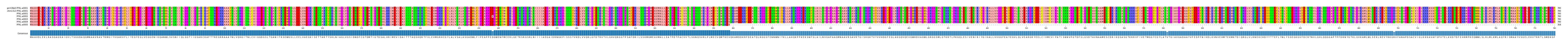 Multiple Alignments (by translate haplotype frequency)