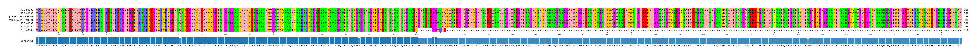 Multiple Alignments (by translate haplotype similarity)
