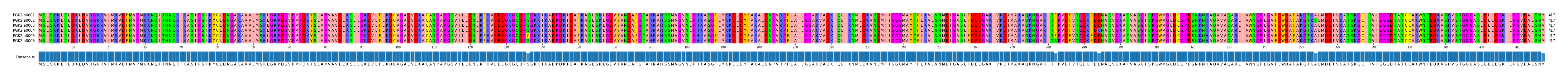 Multiple Alignments (by translate haplotype frequency)