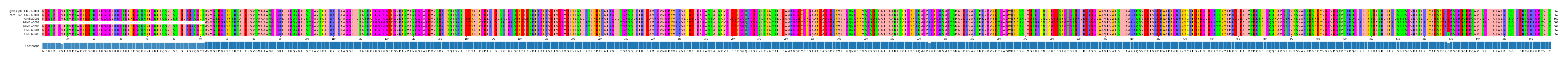 Multiple Alignments (by translate haplotype frequency)