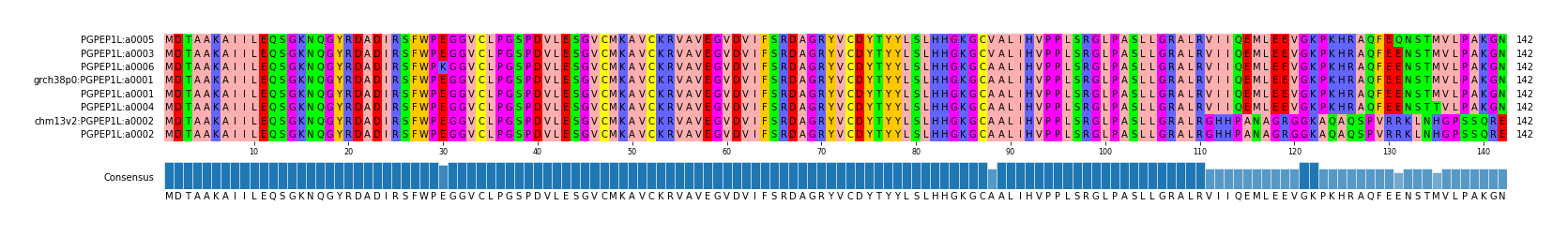 Multiple Alignments (by translate haplotype similarity)