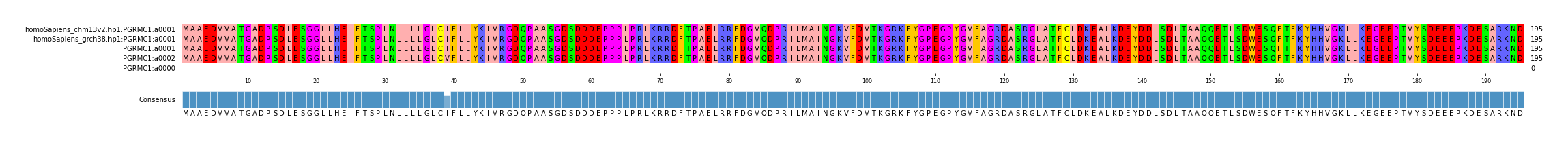 Multiple Alignments (by translate haplotype similarity)