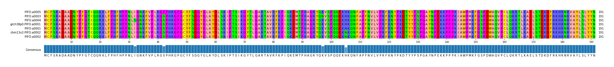 Multiple Alignments (by translate haplotype similarity)