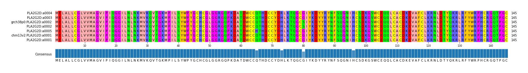 Multiple Alignments (by translate haplotype similarity)
