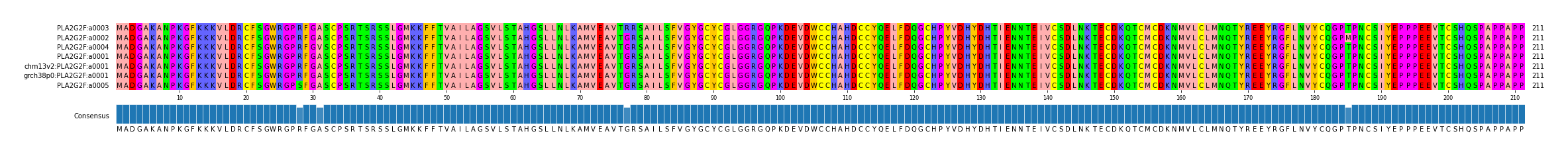 Multiple Alignments (by translate haplotype similarity)