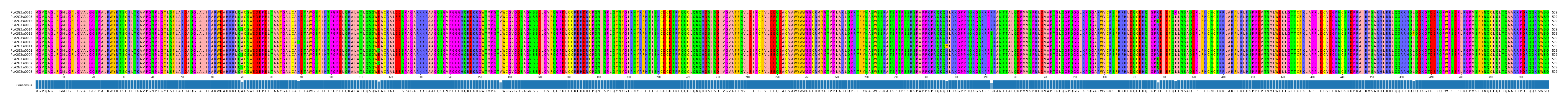Multiple Alignments (by translate haplotype similarity)