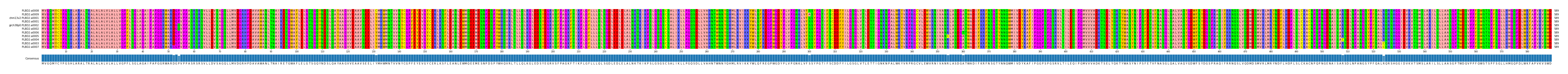 Multiple Alignments (by translate haplotype similarity)