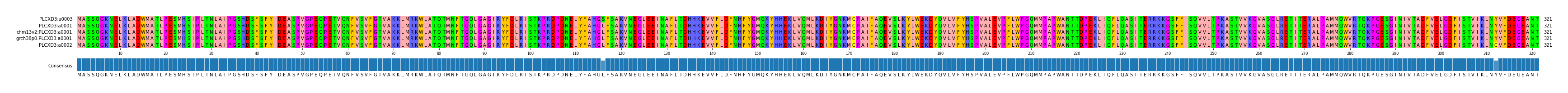 Multiple Alignments (by translate haplotype similarity)
