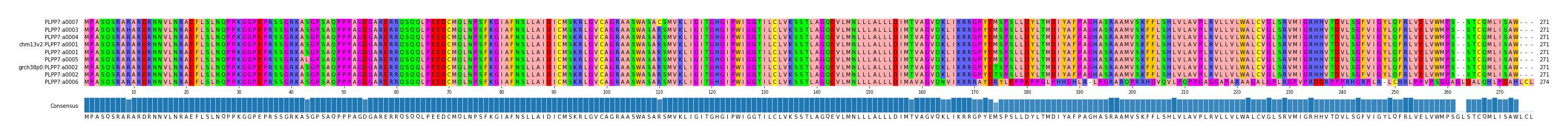 Multiple Alignments (by translate haplotype similarity)