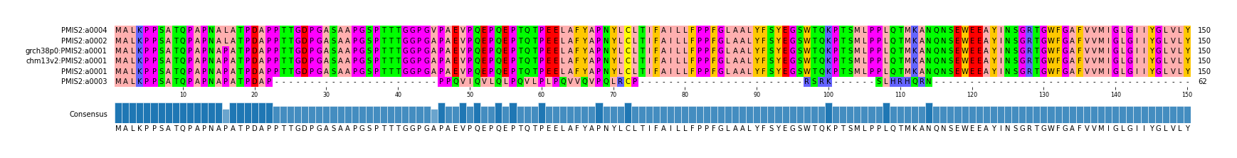 Multiple Alignments (by translate haplotype similarity)
