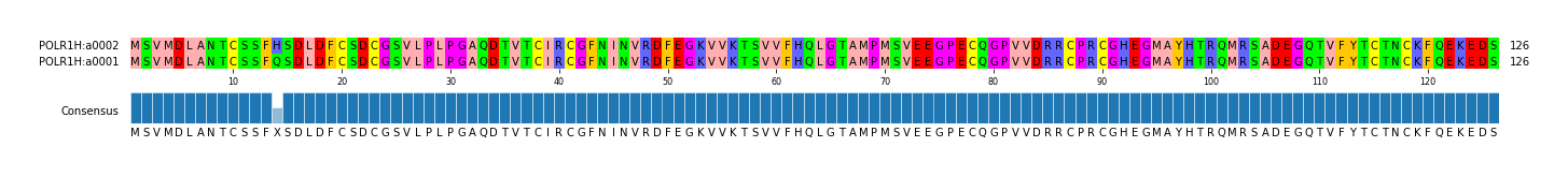 Multiple Alignments (by translate haplotype similarity)