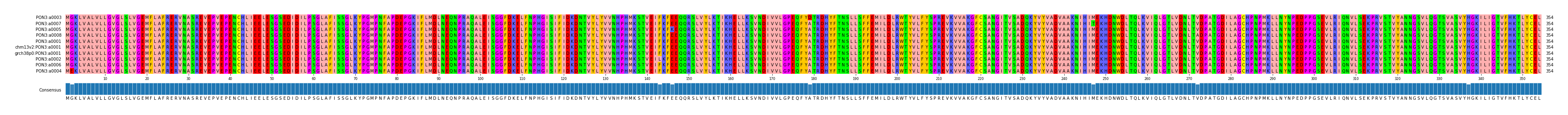 Multiple Alignments (by translate haplotype similarity)
