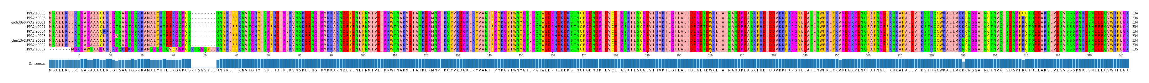 Multiple Alignments (by translate haplotype similarity)