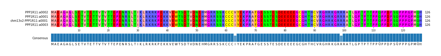 Multiple Alignments (by translate haplotype similarity)