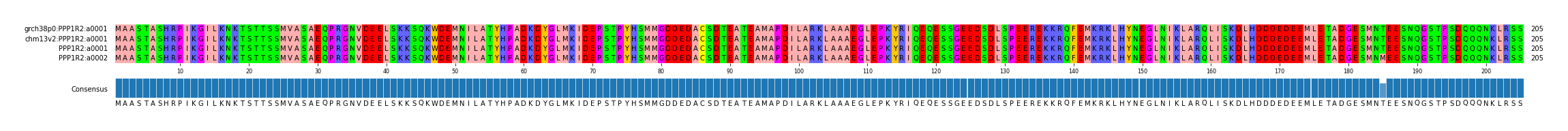 Multiple Alignments (by translate haplotype similarity)