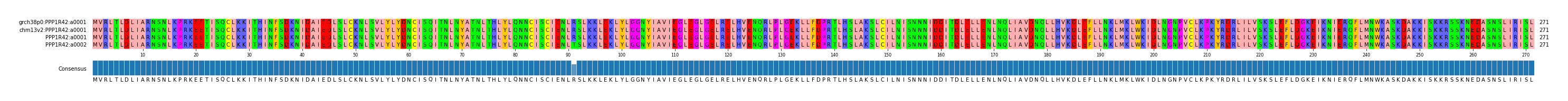 Multiple Alignments (by translate haplotype similarity)