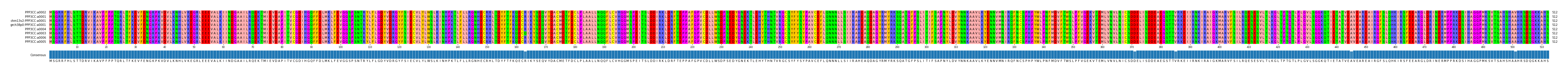 Multiple Alignments (by translate haplotype similarity)