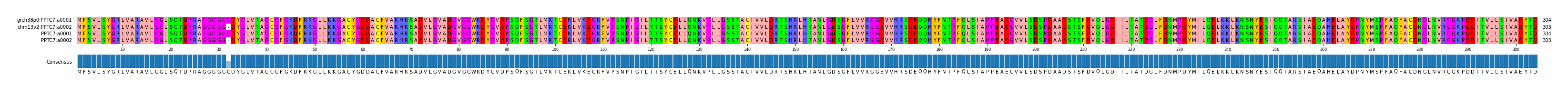 Multiple Alignments (by translate haplotype similarity)